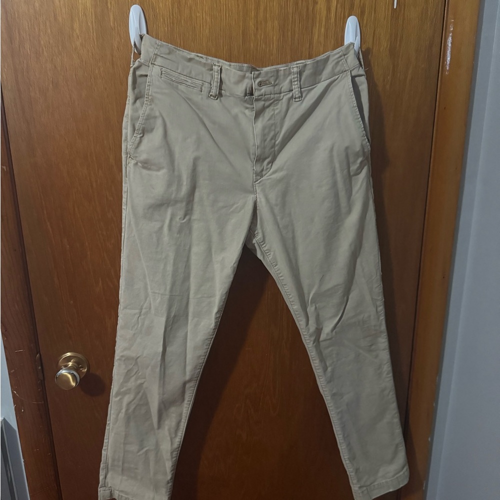 American Eagle Outfitters Tan Chinos Classic Cotton Twill
